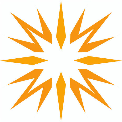 Star logo in white and orange, nyc explosion coverage, mythological iconography, 500–1000 CE, frequent yellow, spot metering, havencore