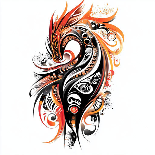 Tribal Dragon Tattoo Master Tattoo Designs
