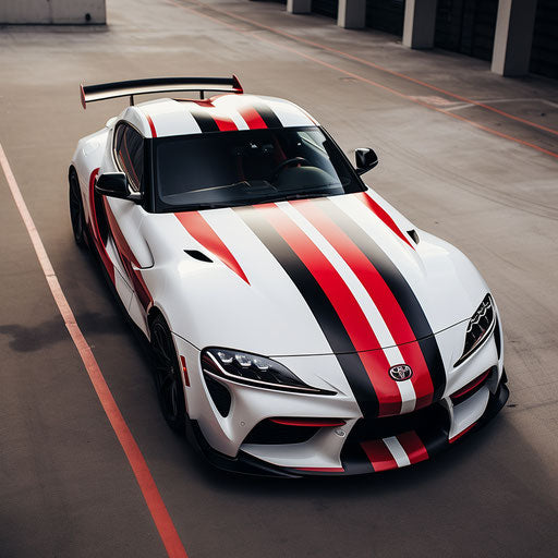 Toyota Supra Classic Racing Stripes