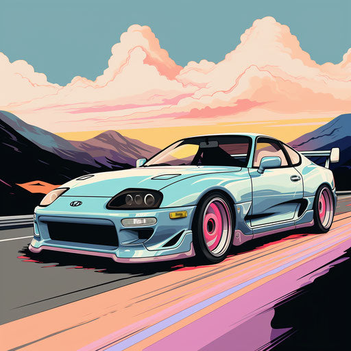 Toyota Supra classic Pastel colors