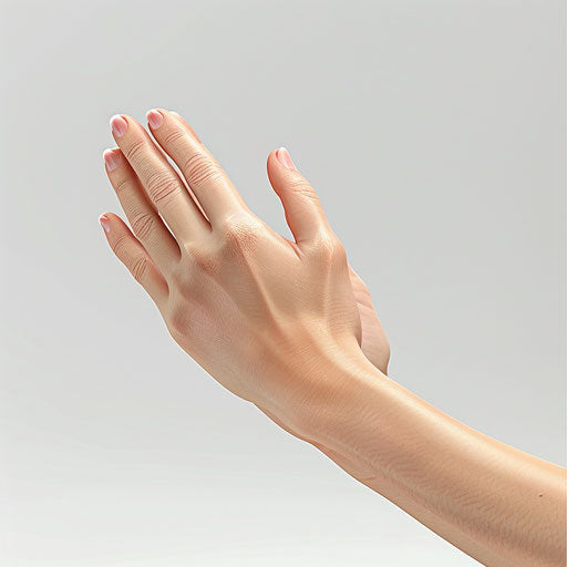 Realistic clapping illustration on flat white background