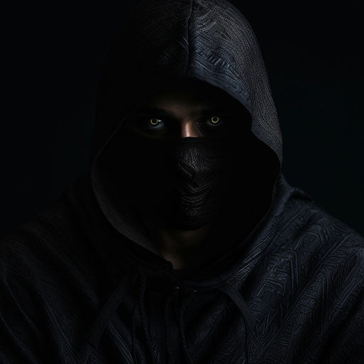 Black WhatsApp DP for a WhatsApp profile page 1:1