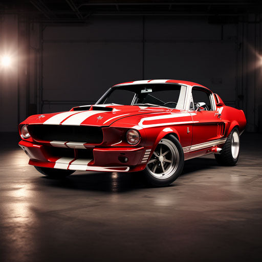 Classic Ford Mustang GT Shelby front view