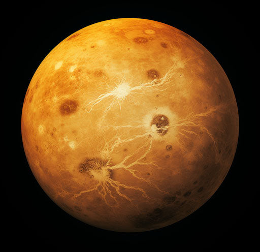 Planet Mercury: balanced proportions, luminous shadowing