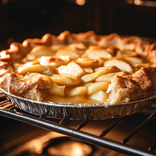 Freshly baked apple pie