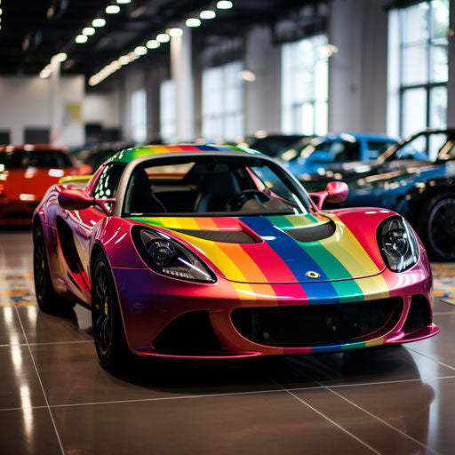 Lotus Elise classic Rainbow colors