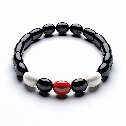 Minimalist style bracelet illustration, on white background