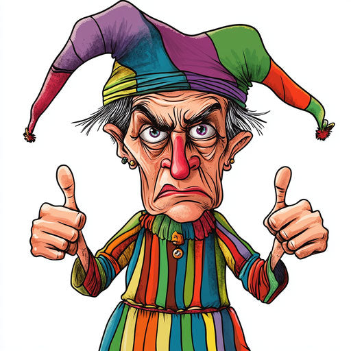 Editable Aunt Caricature Clipart for Custom Designs