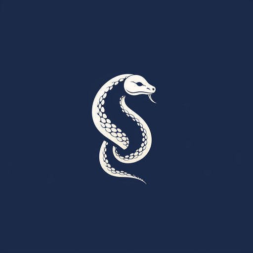 Snake and symbol illustration: the perfect logo design