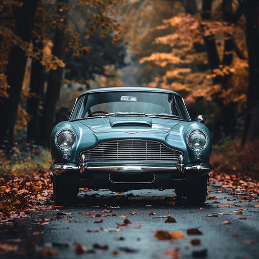 Luxury car Seafoam blue