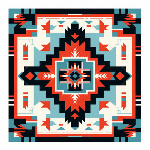 Rug clipart in the style of Minimalist, on a white background