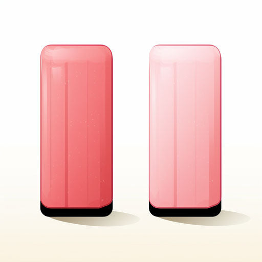 Minimalist gum illustration on white background