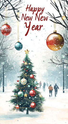 Vibrant Happy New Year 2025 Photos NYE Packs