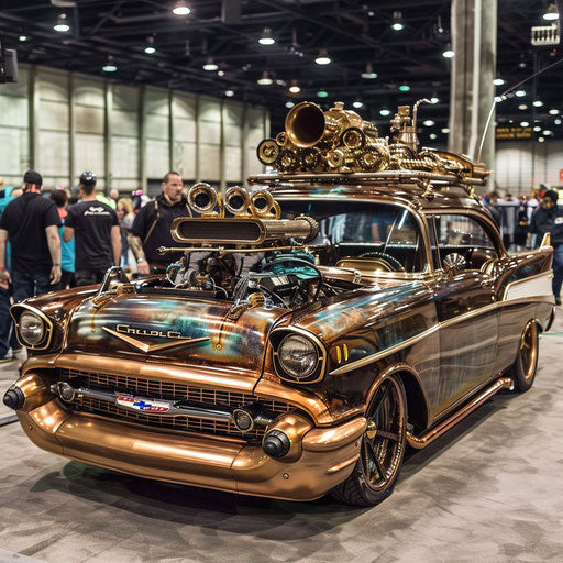 1967 Chevy Bel Air steampunk version showcased