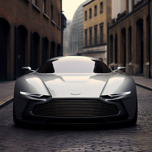 Front view of the Aston Martin DV5