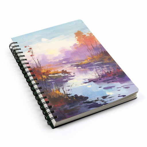 Sketchbook clipart in oil painting style