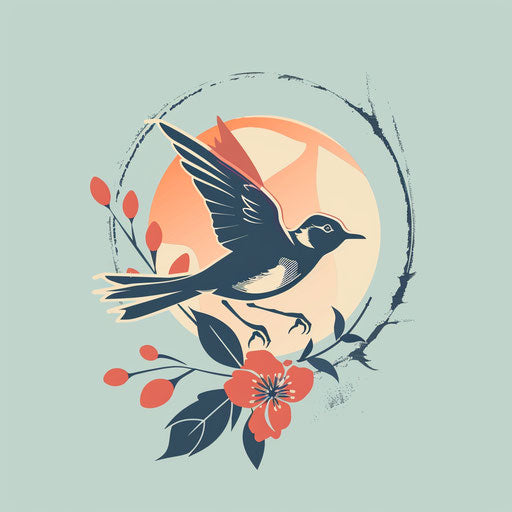 Chic, fashion-forward t shirt logo design with a pastel background, stylish elements