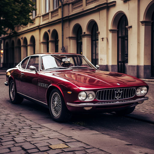 Classic bright cherry red