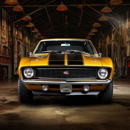 Chevrolet Camaro classic car Front view