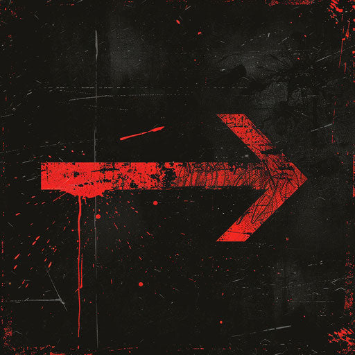 Minimalist arrow symbolizing direction