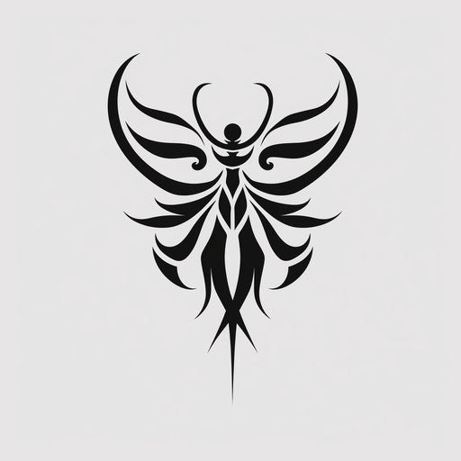 Tribal tattoo vector, matte photo style, bugcore, simplistic vector art, 3840x2160, mallgoth, high resolution, iconic