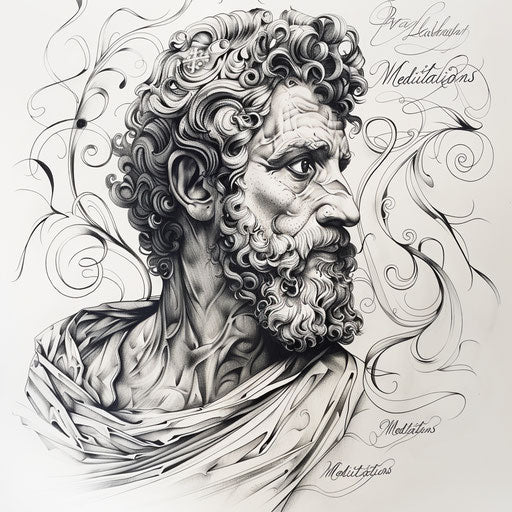 Unique Marcus Aurelius Tattoo Drafts