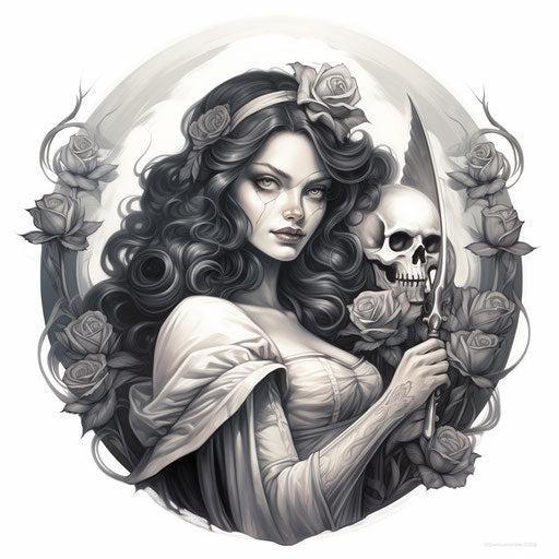 Bold Grim Reaper Tattoo Design Pack