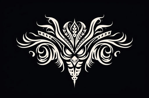 Tribal tattoo design, free tribal pattern and vector drkv, simplistic vector art design