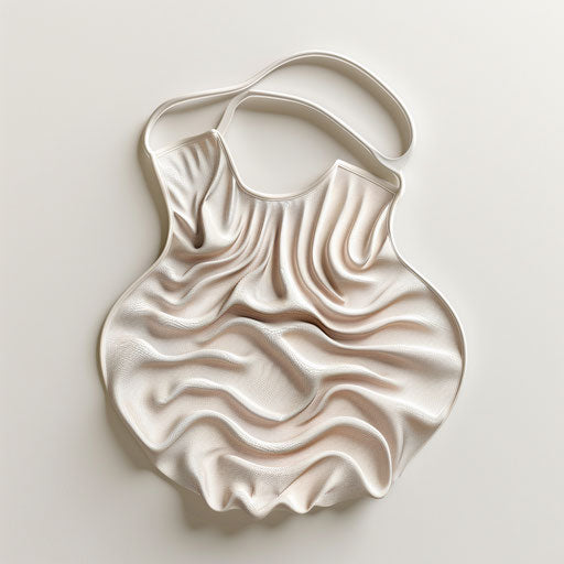 Realistic paperclip illustration on white background