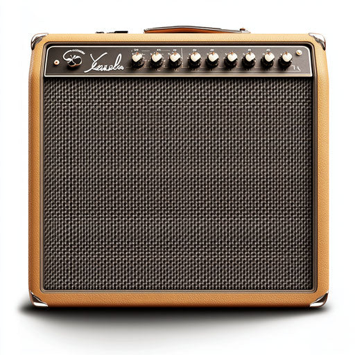 Realistic clipart of a guitar amp, high resolution, isolated