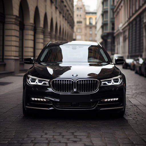 Frontal view of the BMW 7 Series