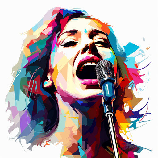 Voice clipart in the style of Chiaroscuro Art, on white background