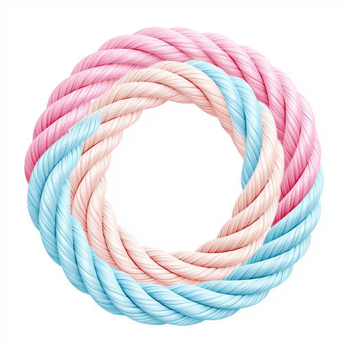 Rope illustration in the style of Pastel Colors Art – IMAGELLA