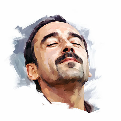 Chin clipart in the style of Oil painting