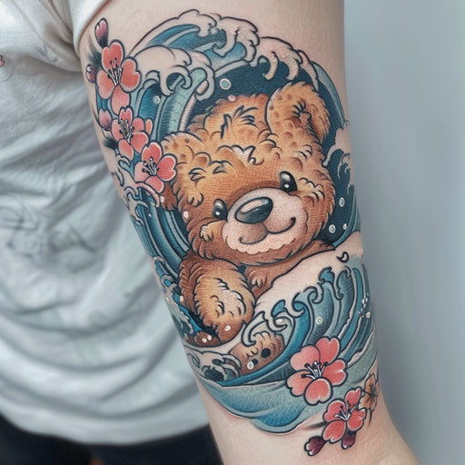 Unique Teddy Bear Tattoo Drafts