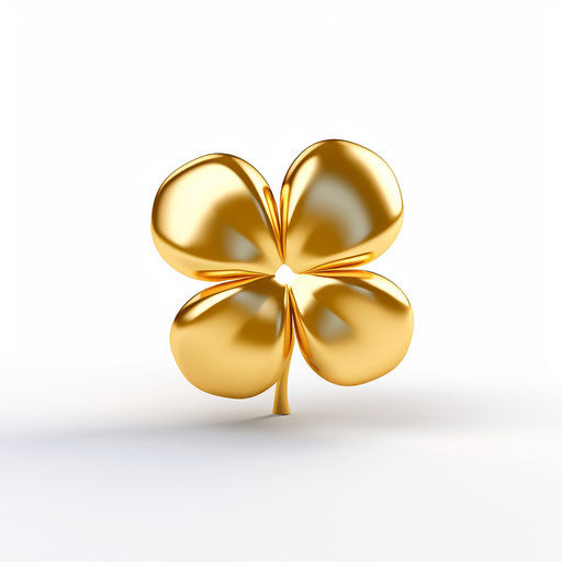 Good luck clipart in the style of Impressionistic Art, on a white background