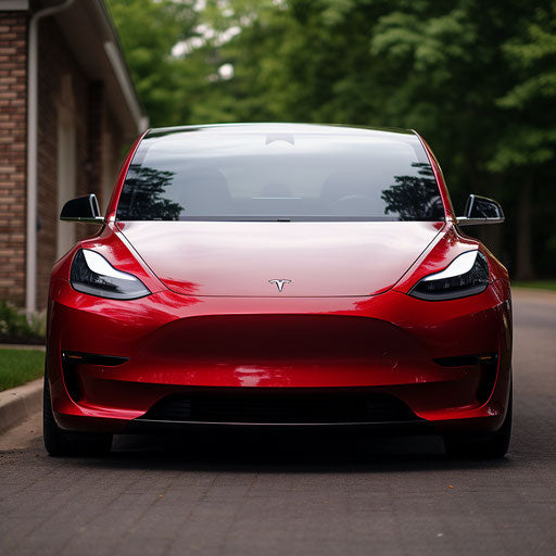 Front view of the Tesla Model Y
