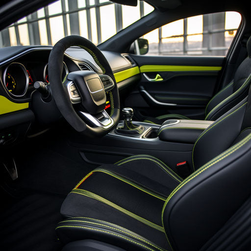 Interior makeover of the Dodge Charger Hellcat