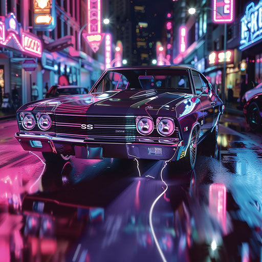 Chevrolet Chevelle Ss 1969: Colorful Classic Ride