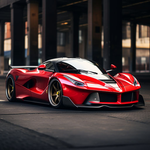 The classic hot rod Ferrari