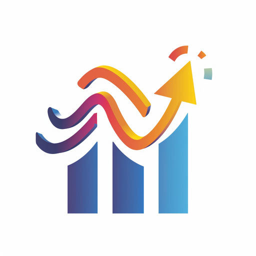 Financial growth with currency symbols and chart