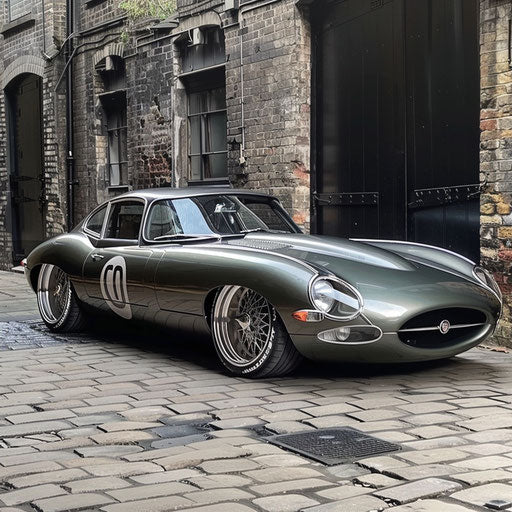 Jaguar e type Car Sleeper (or Q-Car)