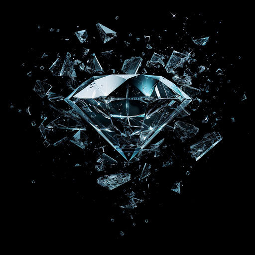 Luxurious and powerful diamond with space for business name