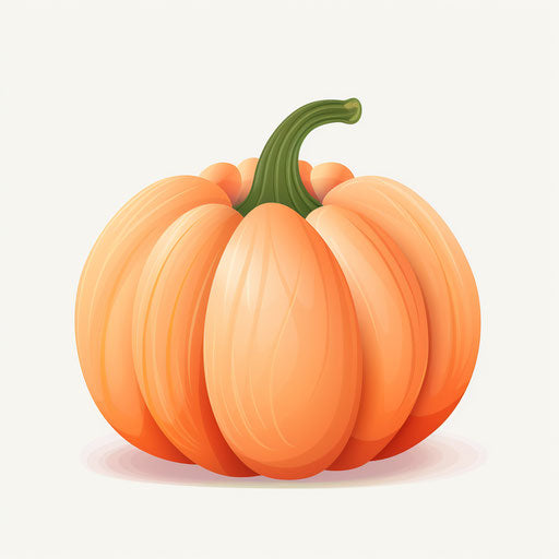 Pumpkin art in Pastel Colors Art style