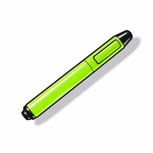 Minimalist highlighter clipart on white background