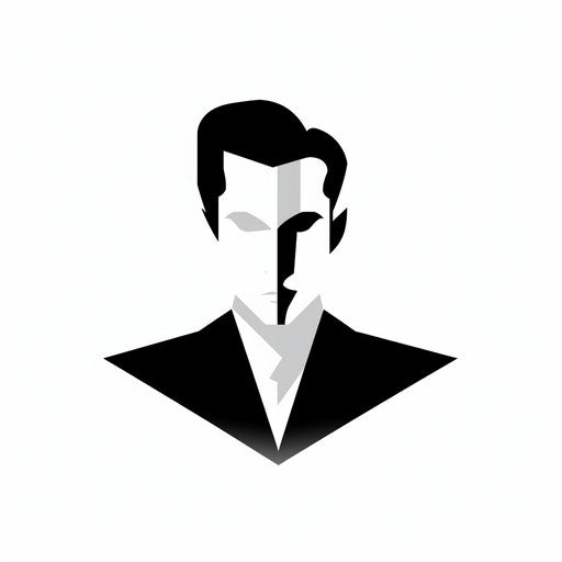 Minimalist Clipart on White Background