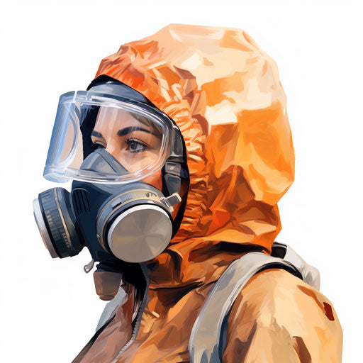 Paper clip in the style of oil painting, on white background