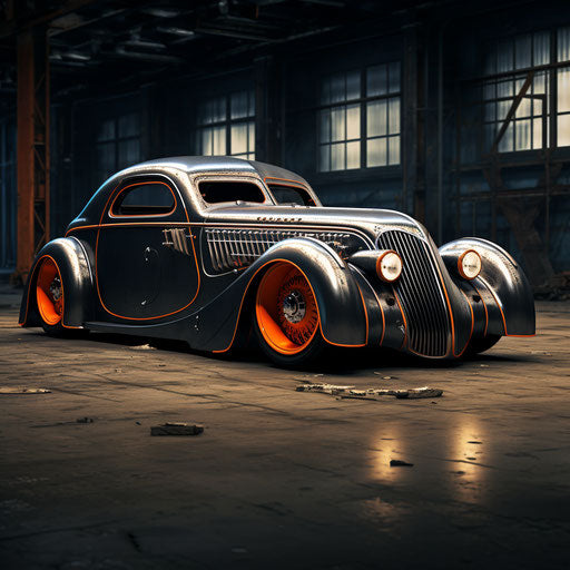Classic hot rod car