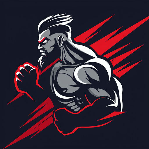 Bold and dynamic logo for a sports team