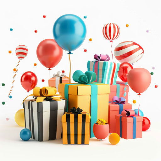 Realistic style sale clipart on white flat background